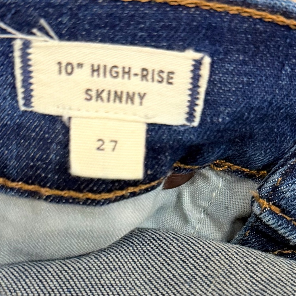 Madewell Curvy High-Rise Skinny Jeans in Lanette Wash 27W/27” Inseam - Picture 5 of 5
